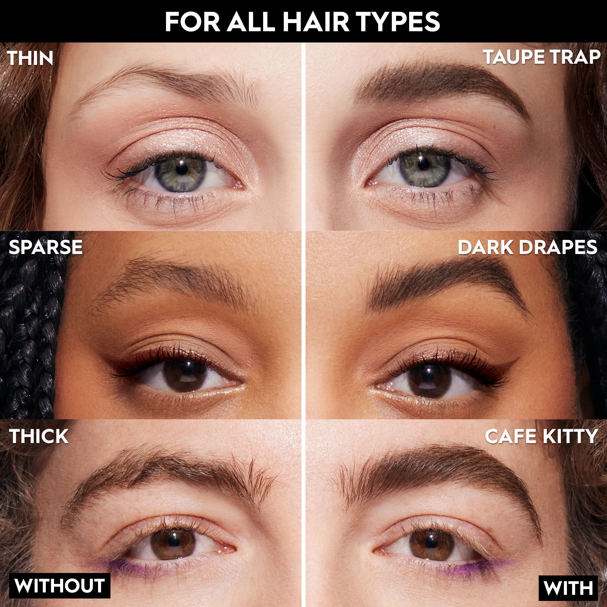 Big Bush Brow Volumizing Tinted Brow Gel Long Lasting Vegan